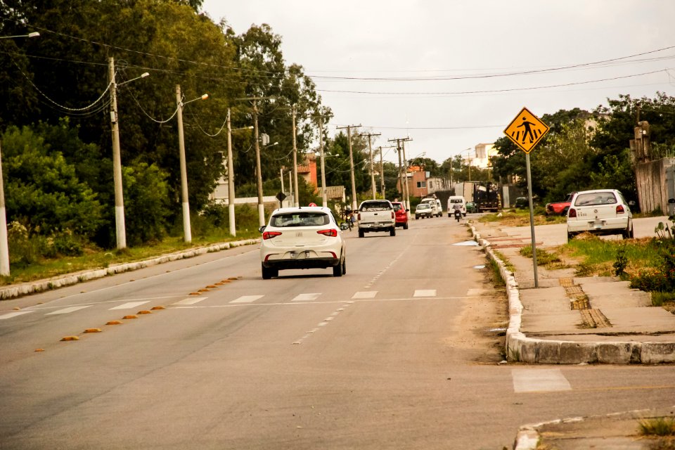 31.03.2021 Sinalização da avenida Zeferino Costa Foto Rodrigo Chagas