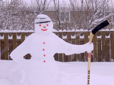 Fun public garden winter