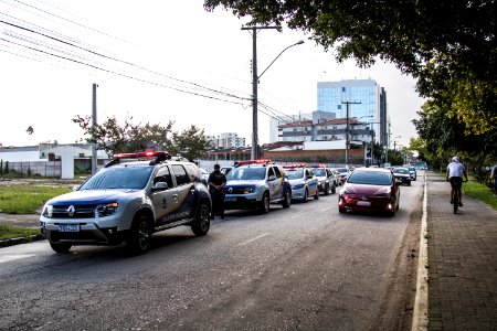 30.03.2021 - Operação para fiscalizar o uso de máscaras na Avenida Dom Joaquim - Foto Michel  Corvello