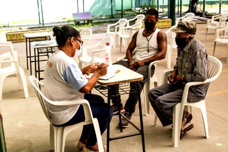 24.03.2021 - Vacinação dos idosos com 76 anos nas escolas - Foto Michel Corvello