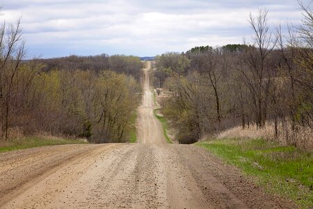 Dirt road hilly road brown road photo