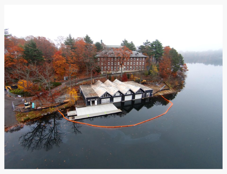 Boathouse @ Wellesley College, DJI Phantom Vision +