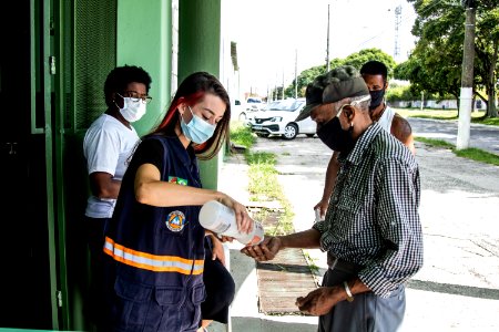 24.03.2021 - Vacinação dos idosos com 76 anos nas escolas - Foto Michel Corvello