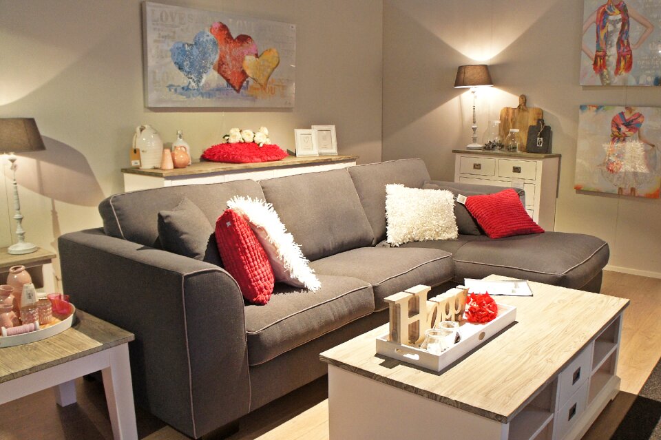 Bench atmosphere living room