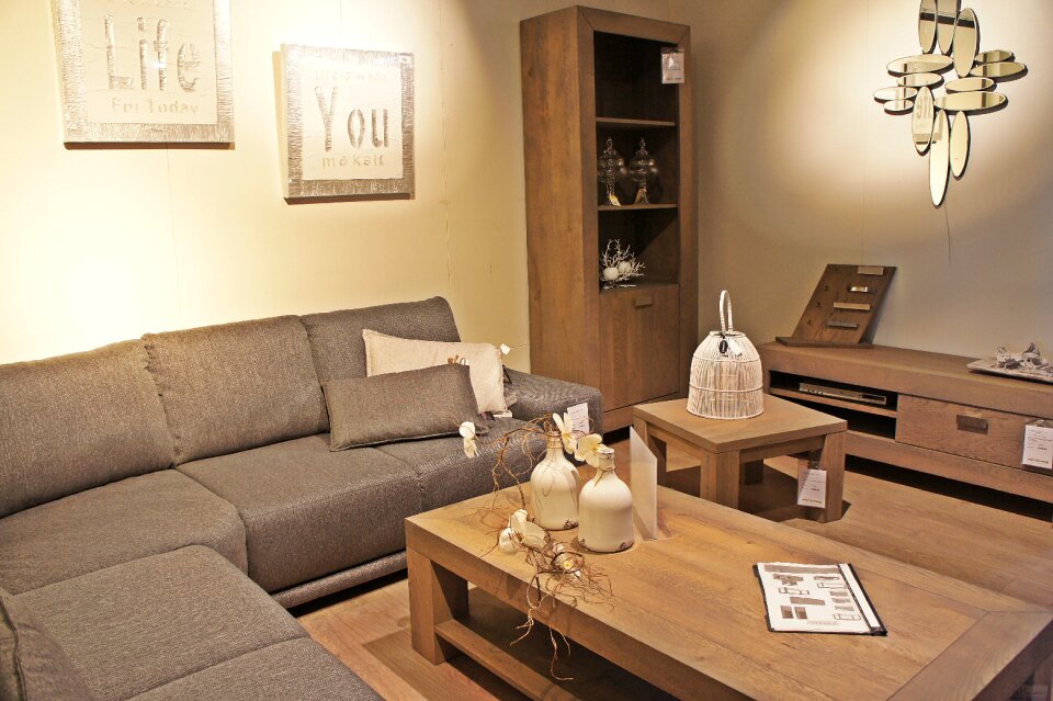 Living room seating table