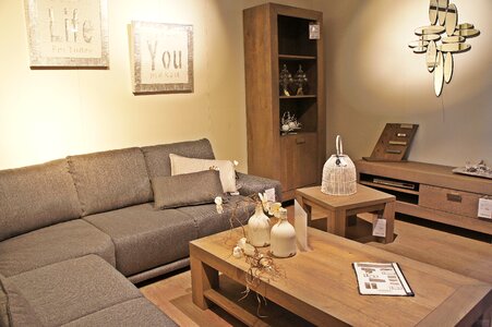 Living room seating table