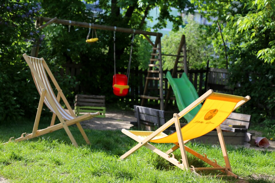 Playground summer sunbed