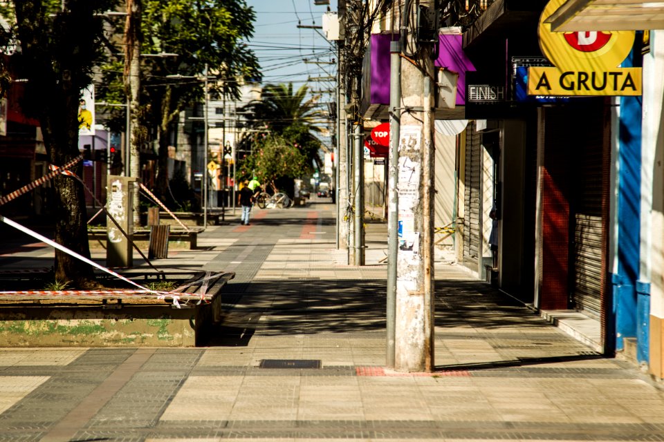13.03.2021 - Lockdown em Pelotas - Foto: Gustavo Vara