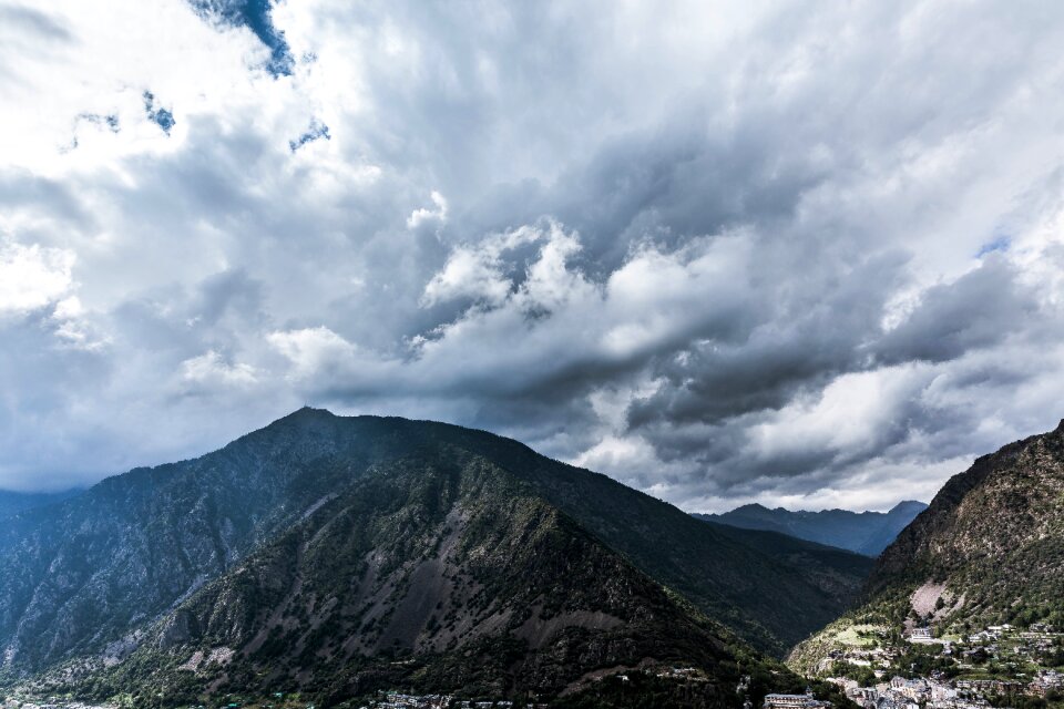 Clouds sky top
