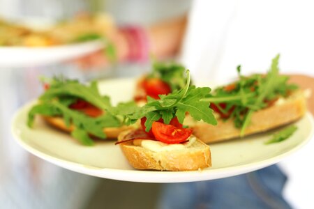 Italian cuisine eating a sandwich