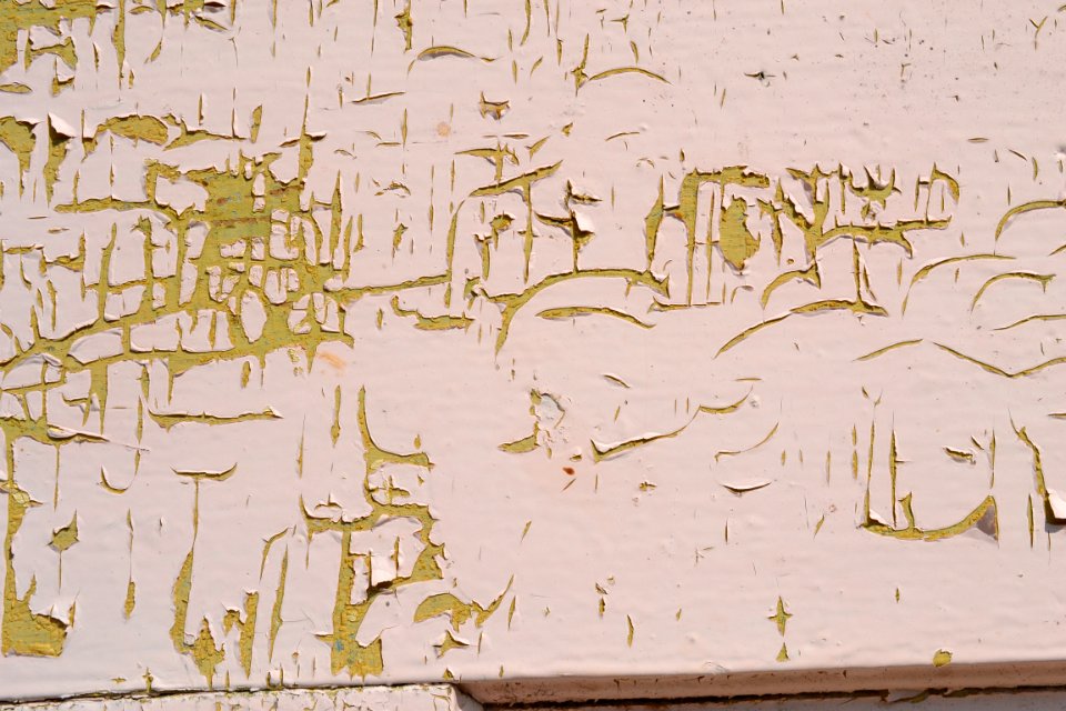 Cracked paint