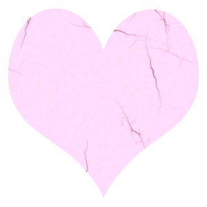 Heart with cracks