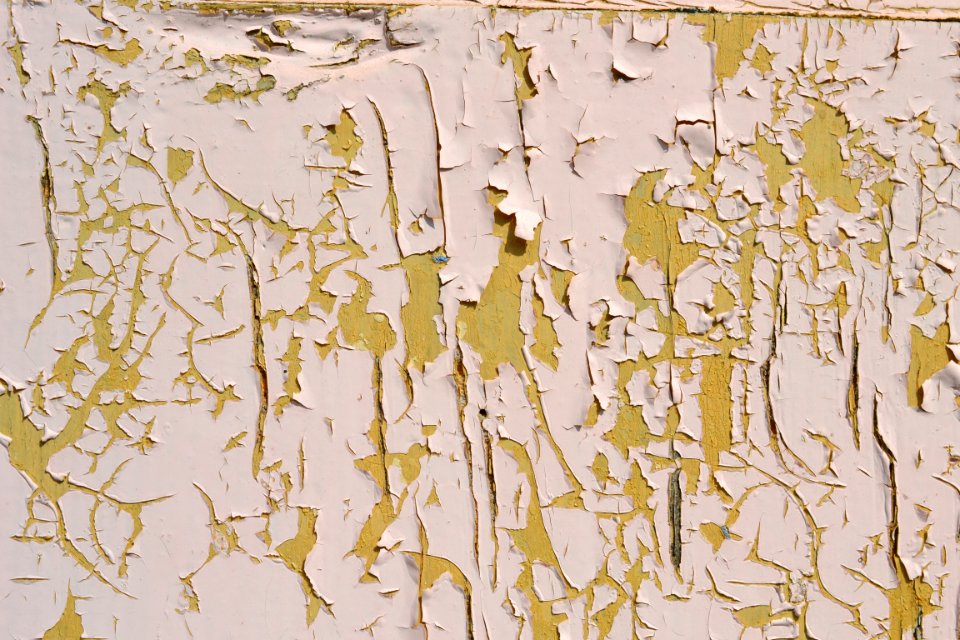 Cracked paint