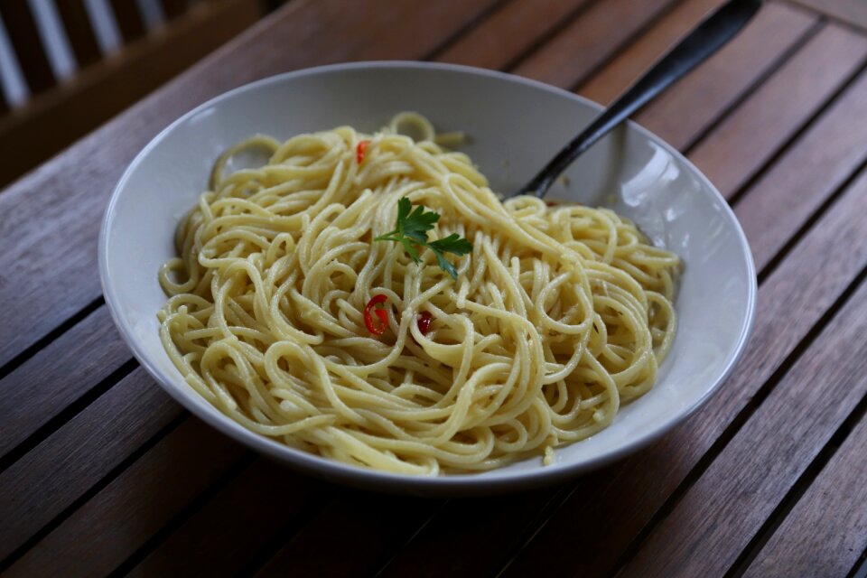 Tasty food spaghetti