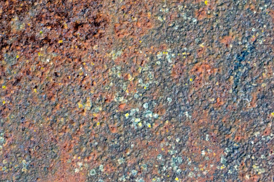 Rusted steel plate