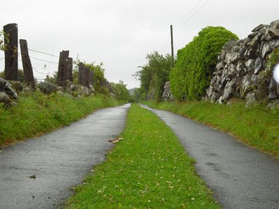 Wales road hiking