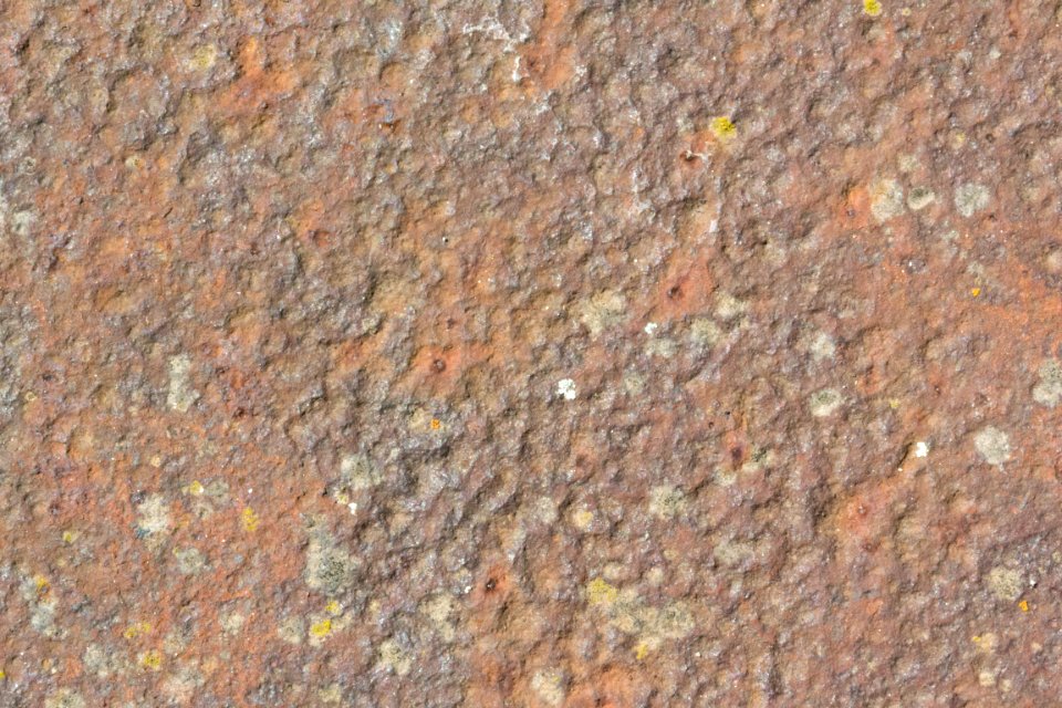 Rusted steel plate