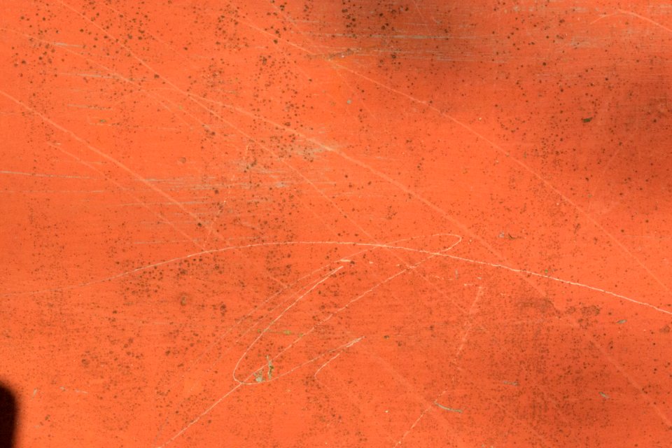 Rusted steel plate