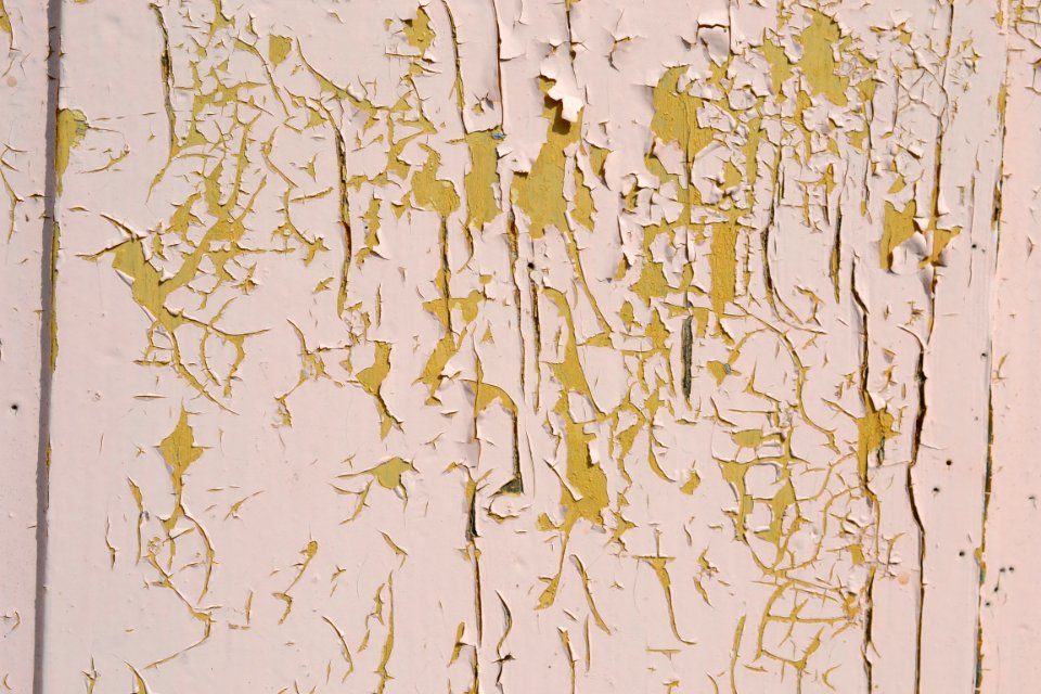 Cracked paint