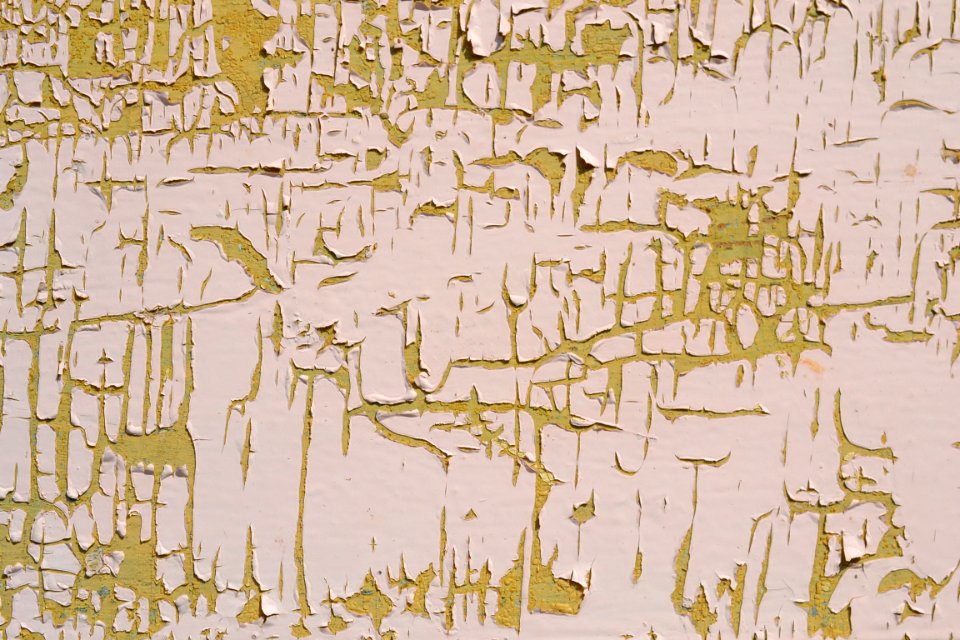 Cracked paint