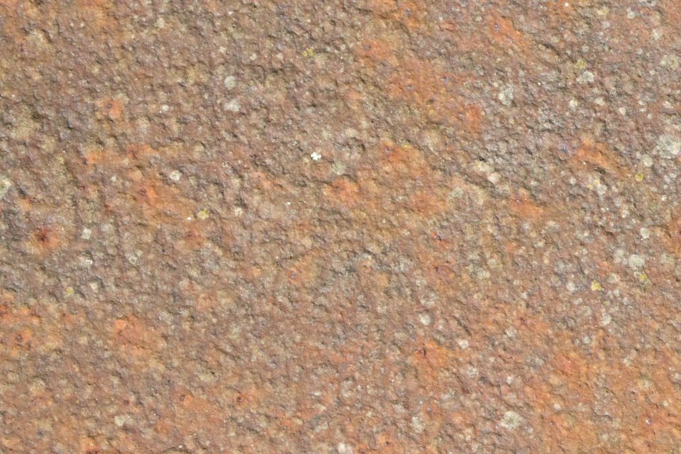 Rusted steel plate