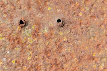 Rusted steel plate photo