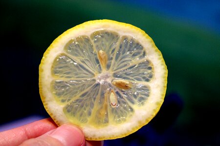 Food lemon yellow