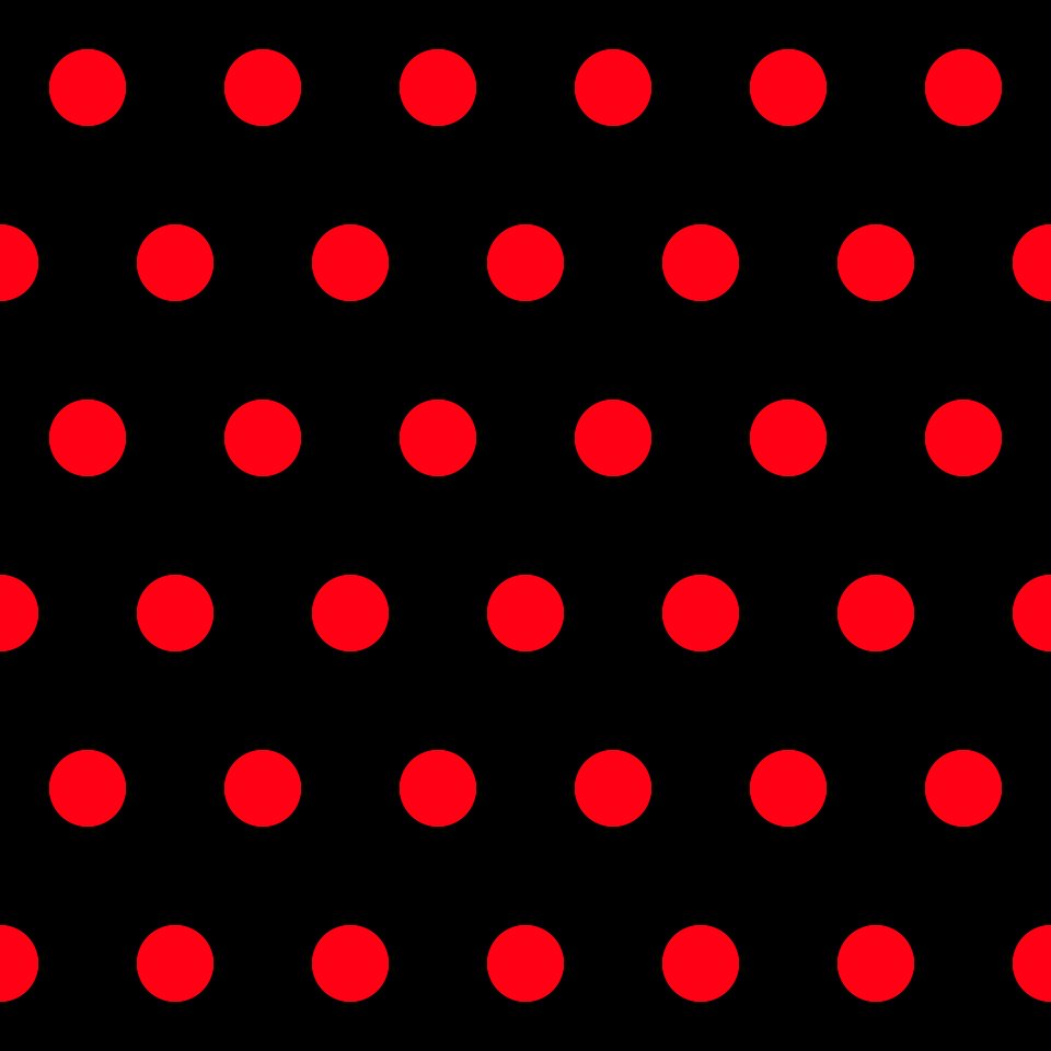 Template with circles