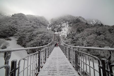 Snow landscape winter photo