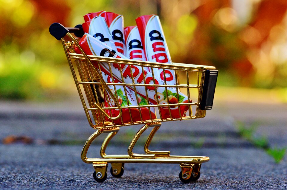 Candy trolley shopping list