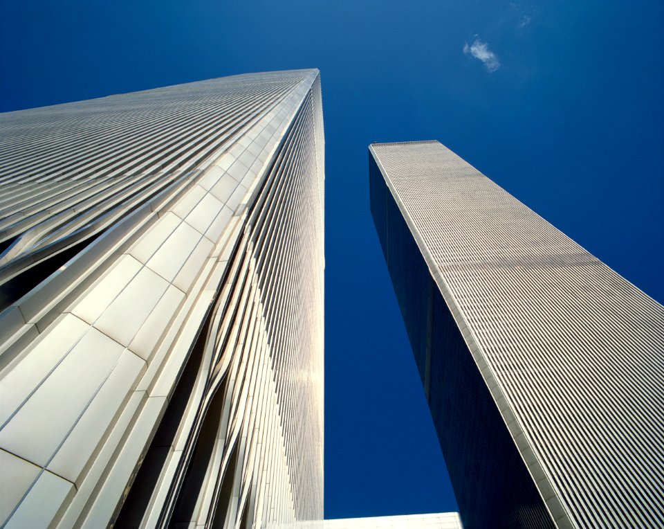 WTC Towers looking up very beautiful photo