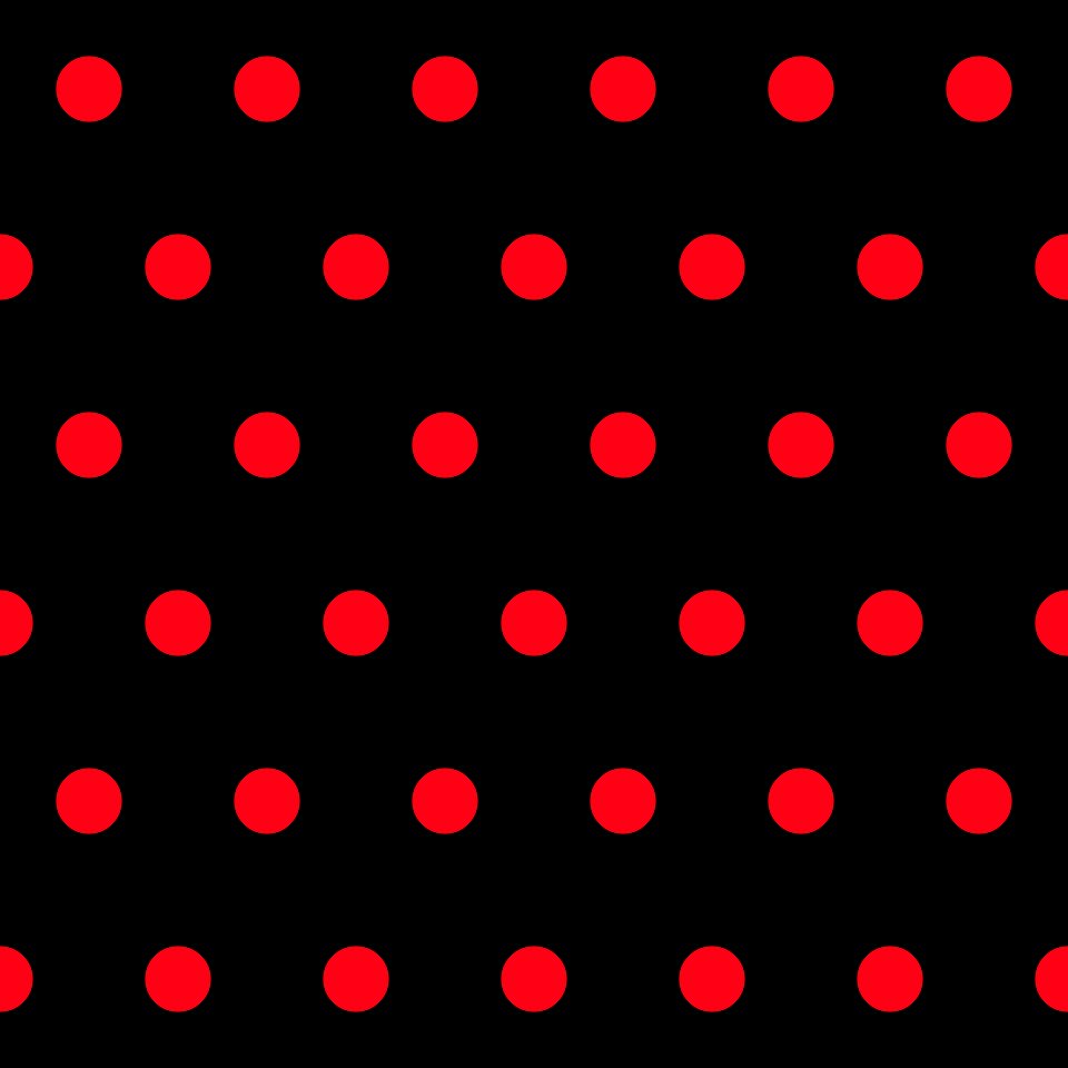 Template with circles