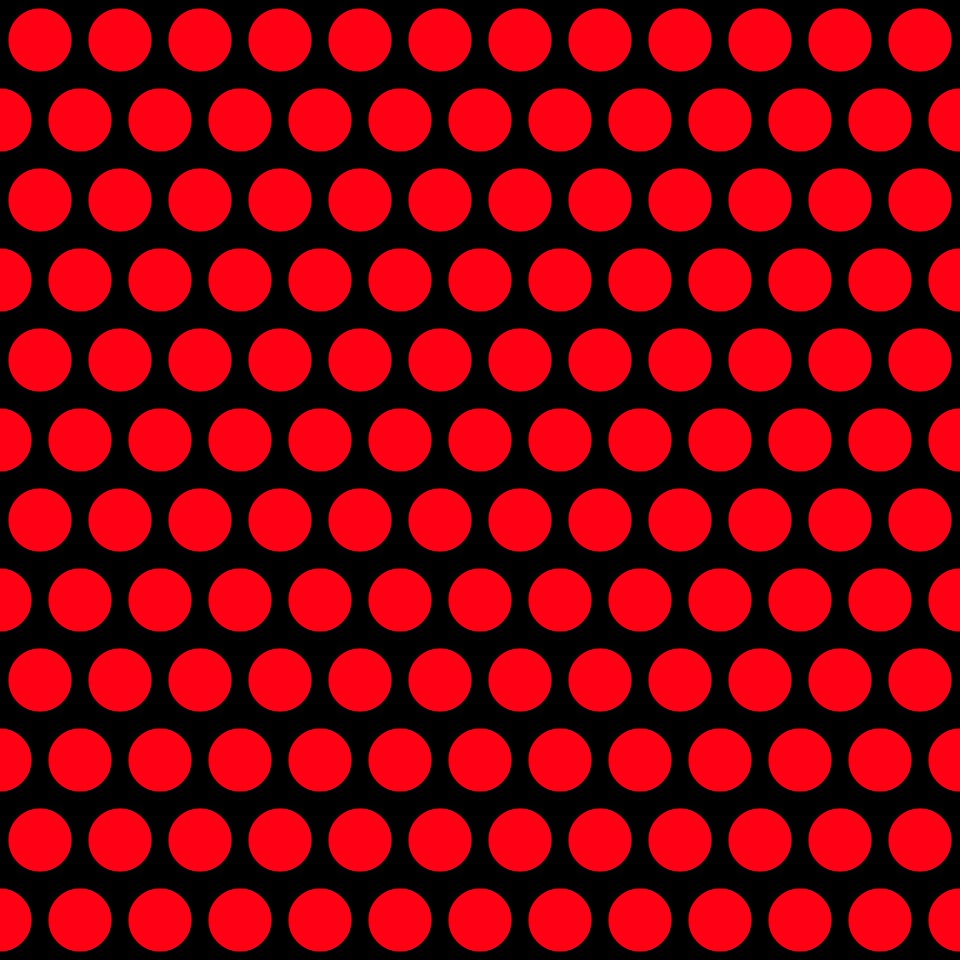 Template with circles