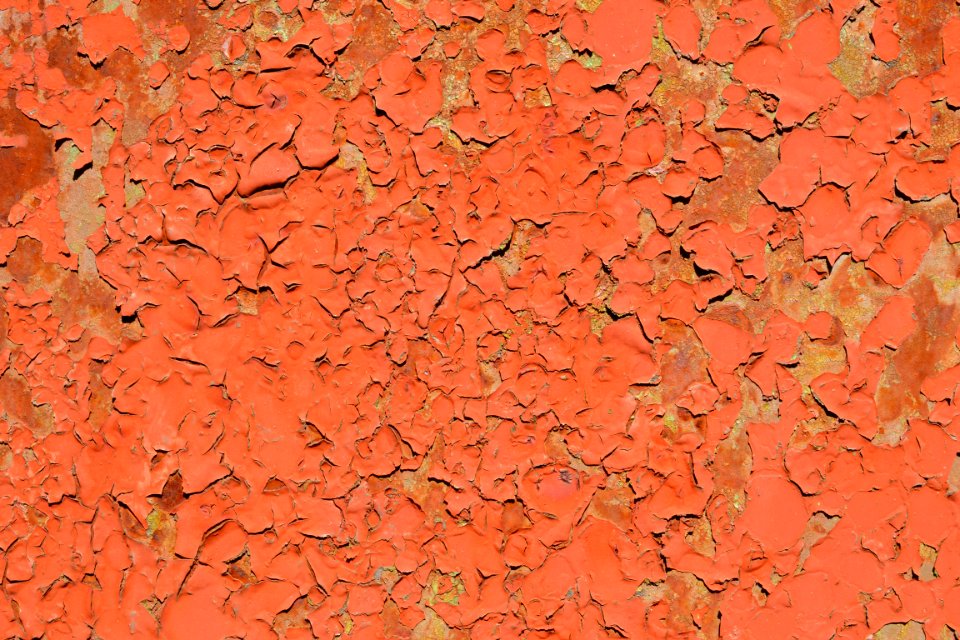 sheet with rust stains