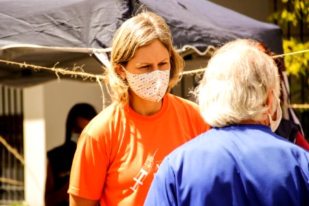 27.02.2021 Prefeita Paula Mascarenhas acompanha Drive Thru de Vacinação para idosos Foto Rodrigo Chagas