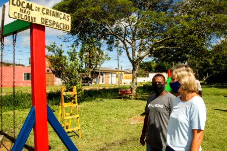 19.02.2021 - Prefeita Paula Mascarenhas visita Bairro Bem Cuidado no Navegantes - Foto: Gustavo Vara