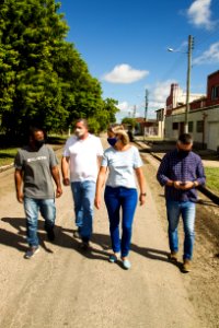 19.02.2021 - Prefeita Paula Mascarenhas visita Bairro Bem Cuidado no Navegantes - Foto: Gustavo Vara