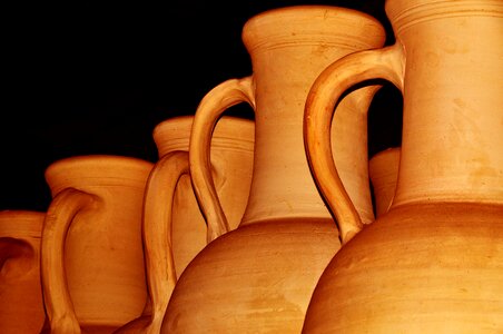Tunisia clay jug