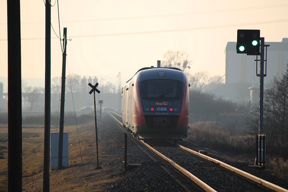 Railway railroad tracks rails