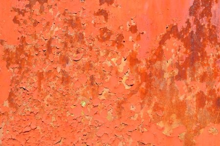 sheet with rust stains