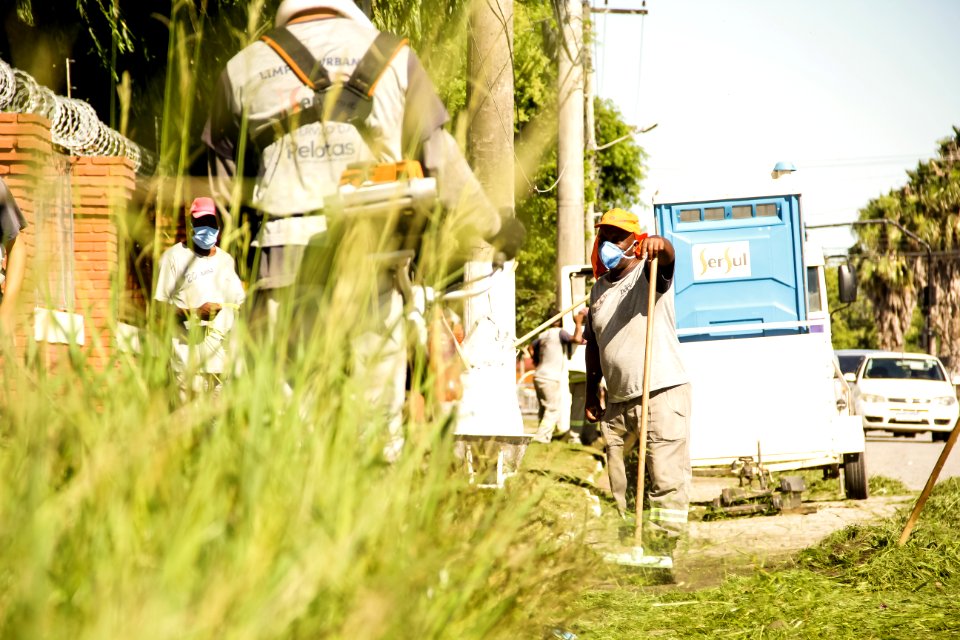 15.02.2021 Inicio do Bairro Bem Cuidado no Navegantes Foto: Rodrigo Chagas