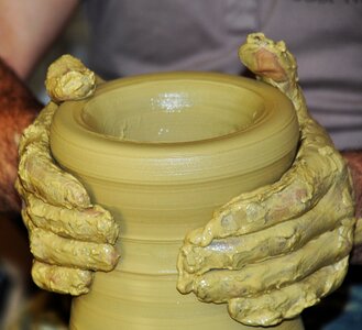 Clay handmade pottery