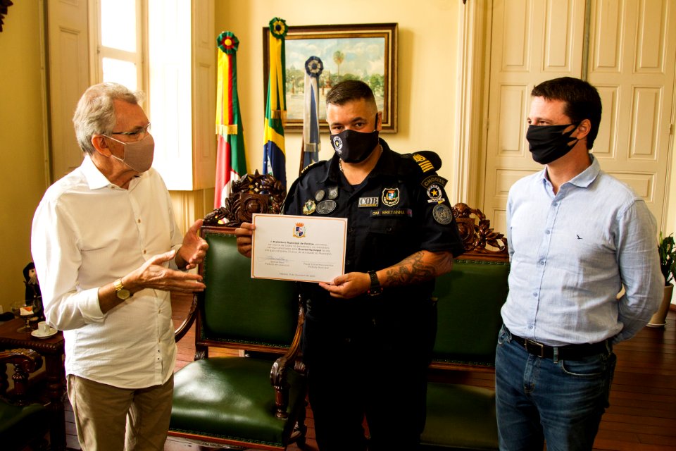 09.02.2021 Prefeito em exercicio Idemar Barz Reunião alusão aos 31 anos da Guarda Municipal (3)