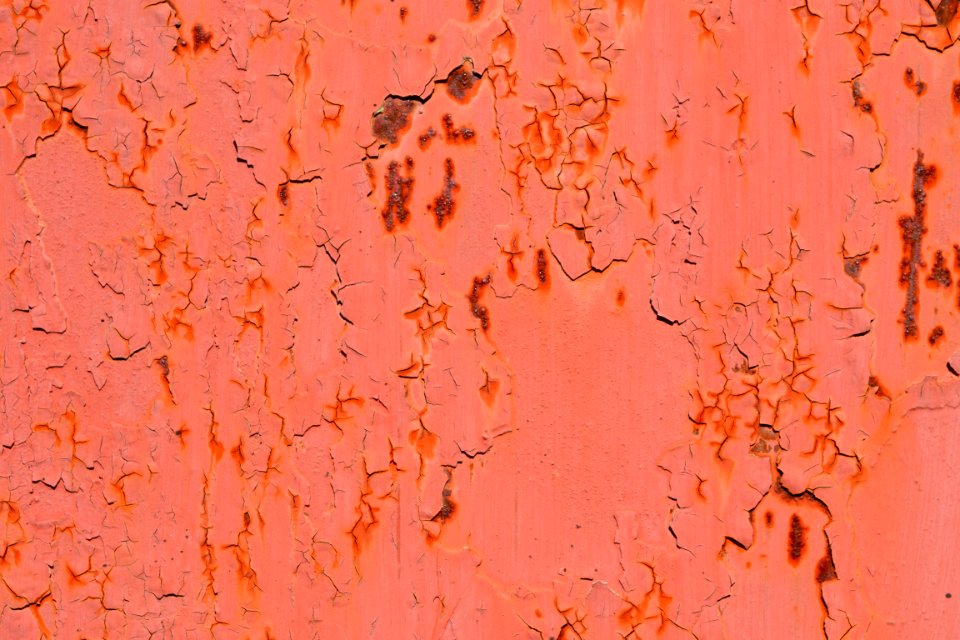 sheet with rust stains