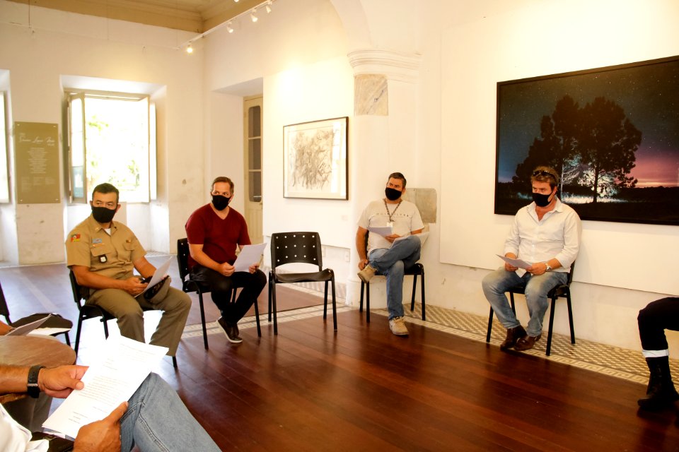 26.01.2021 -  Reunião da Secult sobre os festejos de Navegantes e Iemanjá Foto- Rodrigo Chagas