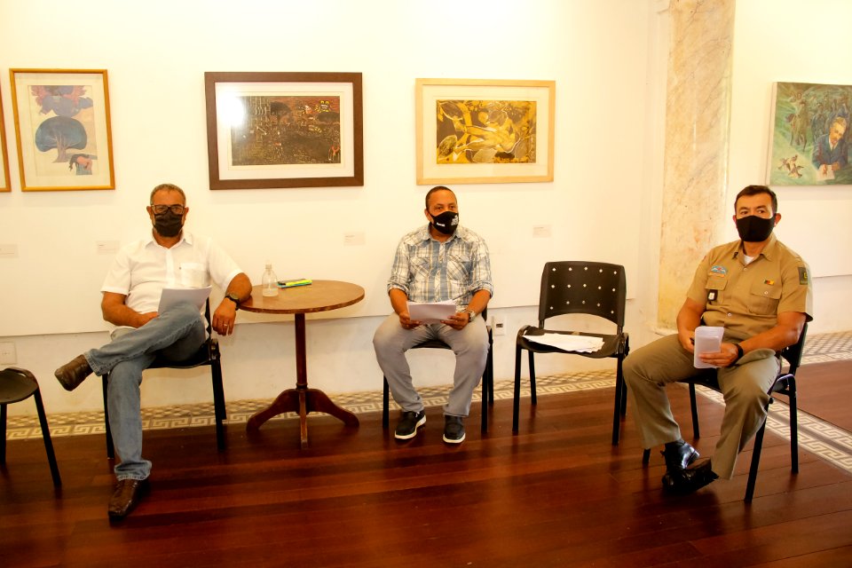 26.01.2021 -  Reunião da Secult sobre os festejos de Navegantes e Iemanjá Foto- Rodrigo Chagas