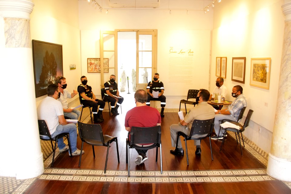 26.01.2021 -  Reunião da Secult sobre os festejos de Navegantes e Iemanjá Foto- Rodrigo Chagas
