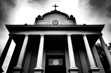 Cataldo Mission in Old Mission State Park, Cataldo, ID.