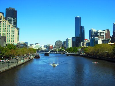 River bridge landscape photo