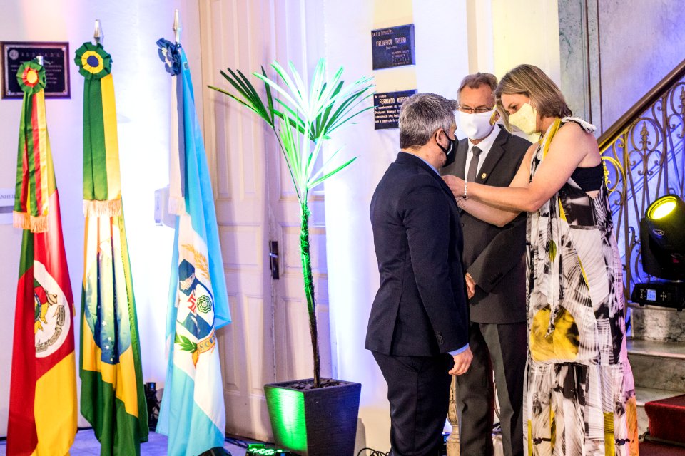 01.01.2021 - Cerimônia de posse do Governo da Prefeita Paula Mascarenhas e vice Idemar Barz - Foto Michel Corvello
